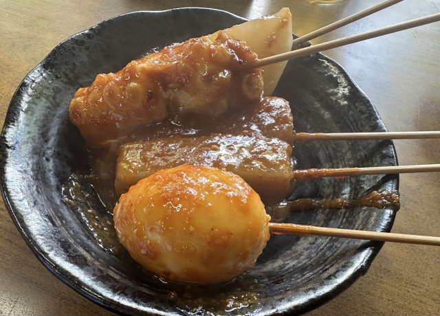味噌ダレのおでん