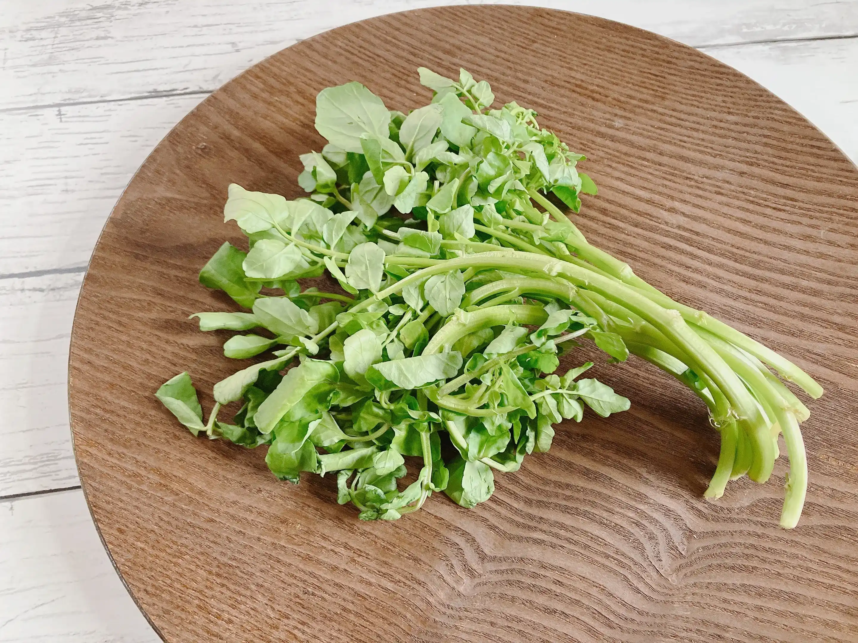 生クレソンとツナの冷製レモンパスタクレソン画像