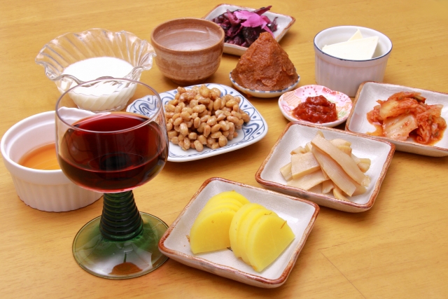 いろいろな種類の発酵食品