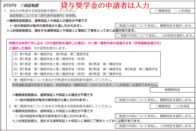 スカラネット貸与奨学金の保証制度