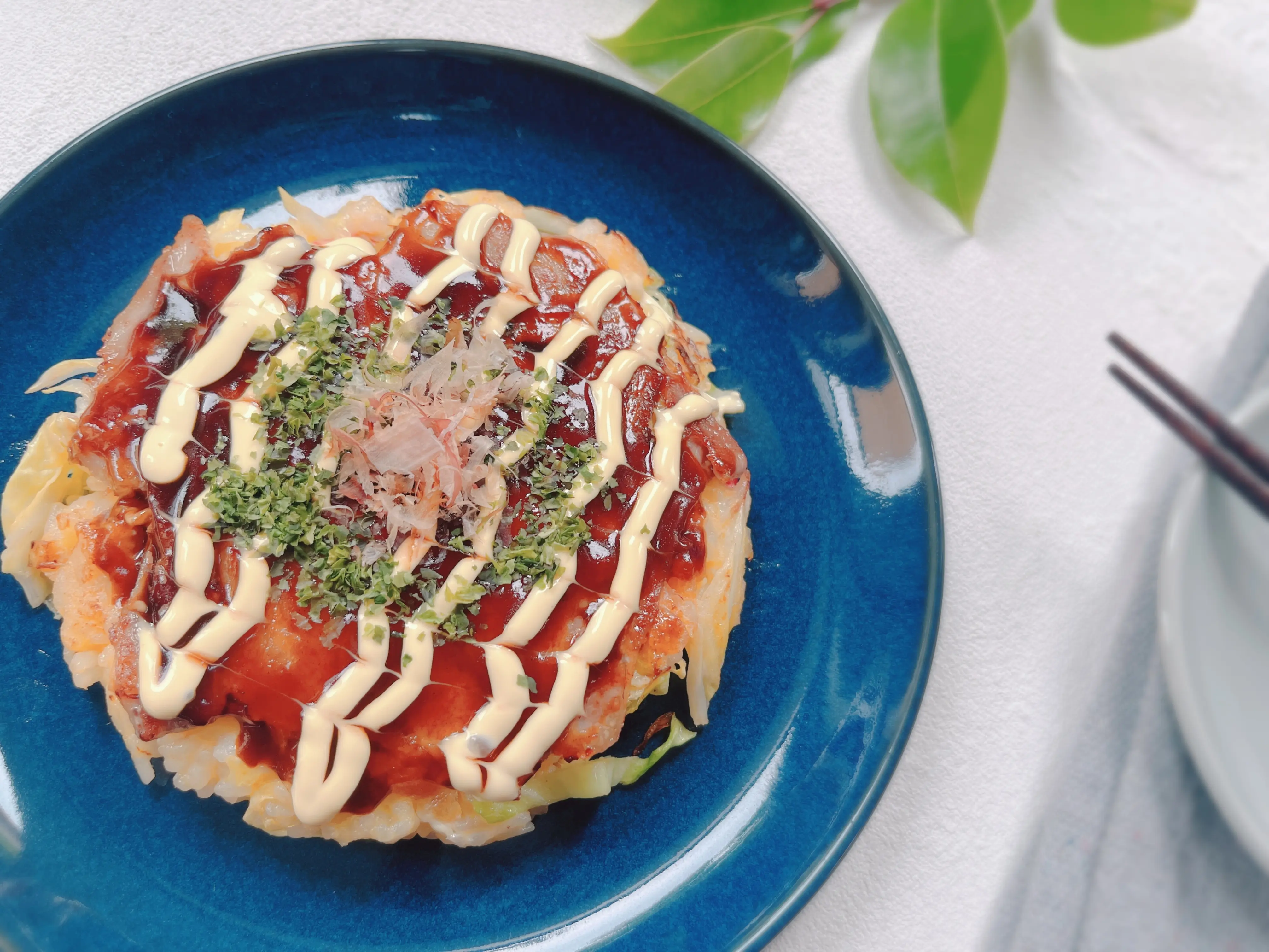 残りご飯でお好み焼き1章