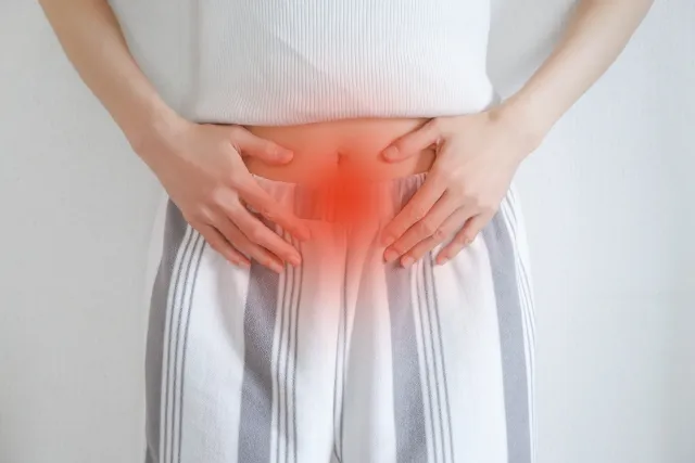 体調不良を気にする妊婦